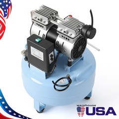FDA Dental Silent Oil-Free Dental Air Compressor/Suction Machine Vacuum System