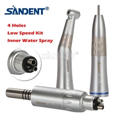 Inner Water Spray Contra Angle Low Speed Handpiece Push Button Dental