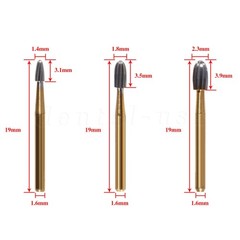 Dental Carbide Burs Trimming & Finishing Egg Football FG 7404 7406 7408