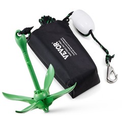 Kayak Anchor Kit, 3.5 lb Paddle Board Anchor Kit with 26.2 ft/8 m Rope and Buoy,