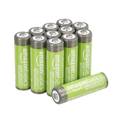 Retailer Basics 12-Pack Rechargeable Aa Nimh High-Capacity Batteries 2400 Mah