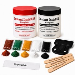 Instant Install 29 Complete – 20 oz Epoxy Permanent 20 Kit, Translucent