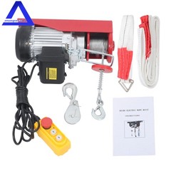 110V 880lbs Electric Hoist with 14FT Wired Remote Control,20-40FT Lifting Height