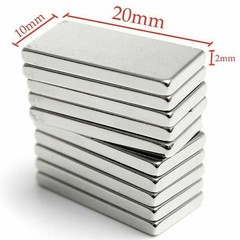 N52 Strong Magnets 20*10*2mm Grade Neodymium Block Small Thin Rectangle Magnet