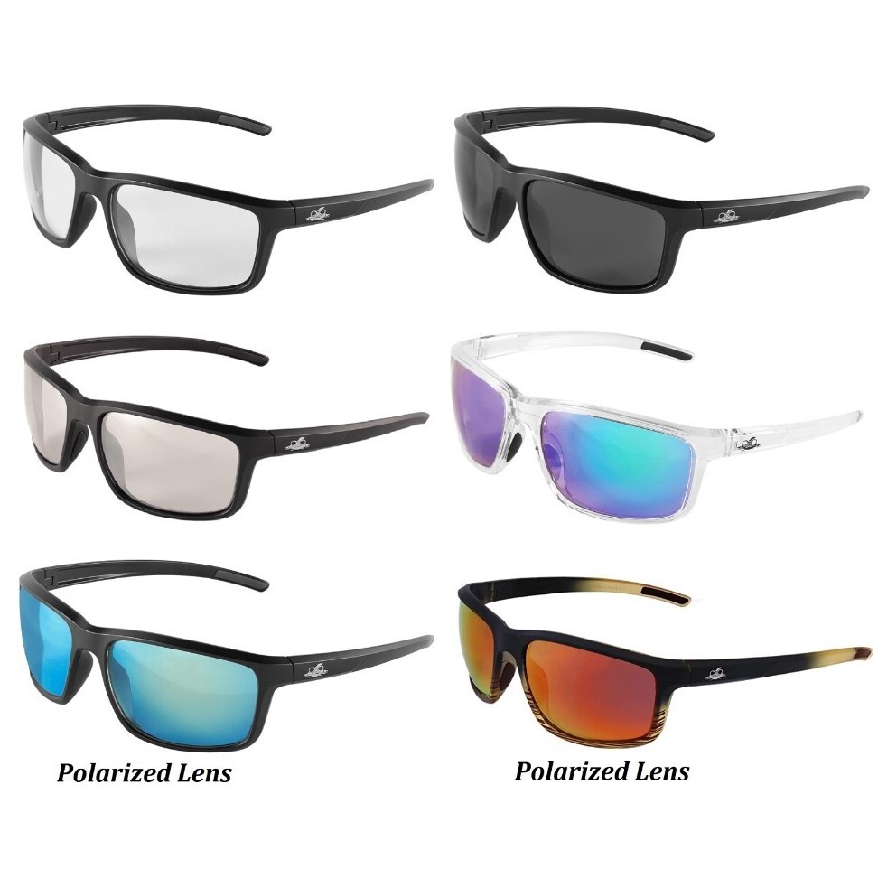 Bullhead Pompano Safety Glasses Sunglasses Multiple Lens Colors ANSI Z87+