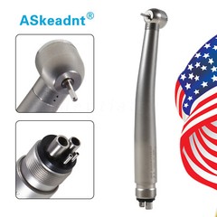 10 ASkeadnt NSK Style Dental High Speed Handpiece Push Button Standard 4 Hole M4
