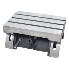 15-Inch Adjustable Angle Tiltable Worktable Cast Iron Milling Drilling Grinding
