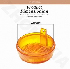 33401-MFR-305 Turn Signal Lens Compatible With Shadow Phantom Spirit Model: 1