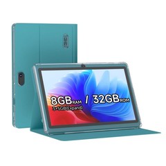7 inch Android 14 Tablet, 7” HD IPS Touchscreent, Quad-Core, 8GB (5GB expans…