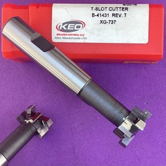 KEO Stepped T-Slot Cutter; .860” X .172″ + .754” 1/2” Shank M42🎯Machinist