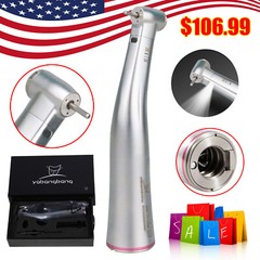 YBB Dental 1:5 LED Fiber Optic Low Speed Contra Angle Handpiece For NSK