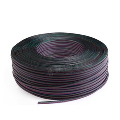 Flat Ribbon Cable 2/3/4/5/6-Way Flexible PVC Extension LED Connector Wire Cable