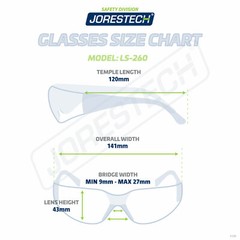 Jorestech Petite Women’s Safety Glasses | Pink Temple | Clear Lens