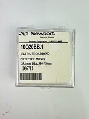 NEWPORT 10Q20BB.1 Dielectric Mirror, Ultra-broadband, 25.4 mm, 99% 0-50° 350-700