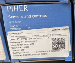 10 Pcs PT15NV02-104A2020 PIHER Potentiometer 1Turn Horizontal 15mm 100 kΩ ±20%