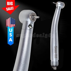 Dental Fiber Optic LED E-generator High Speed Handpiece Push Button 4 Hole UDM4