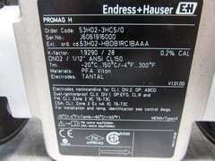 NEW! Endress+Hauser 53H02-3HC5/0 ,ProMass H, , 1/2″ 150, PFA /VITON ,MAKE OFFER!