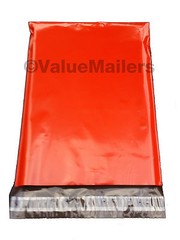 100 7.5×10.5 RED Poly Mailers Shipping Envelopes Couture Boutique Quality Bags
