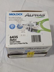 Moldex Alphas Earplug, One Size, Reusable corded Qty 35 6435