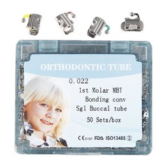 50 set/Box Dental Buccal Tube 1st Molar Bonding Convertible MBT 022 Orthodontic