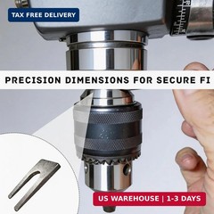 JT3/JT33 Drill Chuck Removal Wedge Set, 2-Pack Heavy-Duty Alloy Steel Wedge Tool