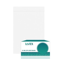10″ x 12″ Heavy Duty 4Mil Clear Zip Bags Plastic Reclosable Top Lock Baggies