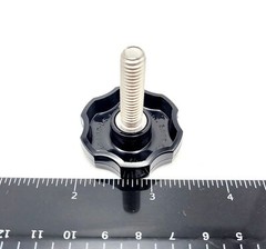 5/16″ Thumb Screw Bolts with Black Round Fluted Plastic Clamping Knob Stainless