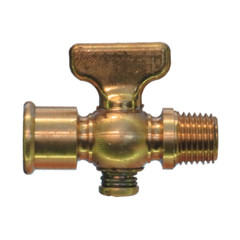 3/8″ NPT Brass Drain Pet Cock Hit Miss Gas Oil Fuel Engine Motor Fairbanks AC42