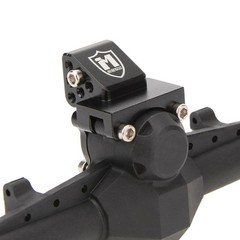 MEUS RACING Nylon SCX24 Axles with Isokinetic 3-Section Front and Rear, Black