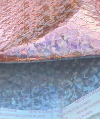 Rose Gold Bubble Envelope #0 6×10 Inches Metallic Glamour Mailers Pack of 100