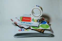 78 Ebay Branded Shipping Supplies Kit Boxes Lg Poly Tape Tissue Postcards MORE