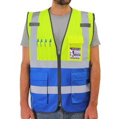 Reflective Safety Vest for Men Women, High Visibility Vest with Pockets and Z…