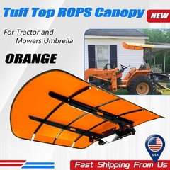 Tractor Canopy For Tractors Mowers ROPS Replace for Tuff Top 52″x52″ Orange