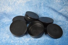100 New 2oz chew cans plastic 2.5″x7/8″ Storing Spices, Candies, BPA-free w seal