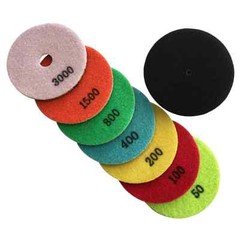 Wet Stone Polishing Set (7pc) #50 100 200 400 800 1500 3000 Grit w Metal Backer