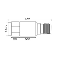 RF Coaxial Attenuator SMA JK Male to Female 2W DC-6GHz 50 ohm 1-30dB Connector