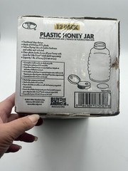 Little Giant PETE BPA Free Plastic Honey Jar Case Of 12 New Made In The USA