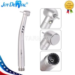Dental integrate E-generator LED High Speed Handpiece Stainless Body 2Hole Push