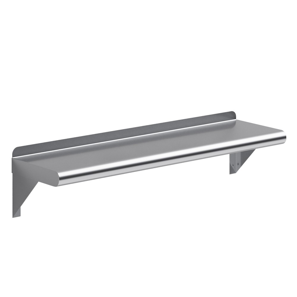 8 in. x 30 in. Stainless Steel Wall Shelf