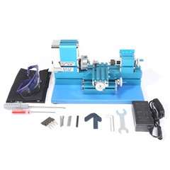 36W Mini Motorized Lathe Machine Metal Woodworking Hobby Teaching DIY Tool