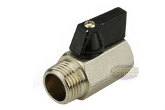Mini 1/2″ Male 1/2 Inch Female NPT Brass Ball Shut Off Valve Water Air Fluid WOG