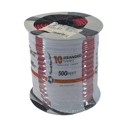 Southwire 500ft 10GA Stranded THHN Wire 30A 600V Red 22975757 Copper