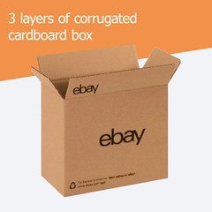 25pcs pack 12 “x 6″x 6” Shipping Packing corrugated cardboard boxes color logo