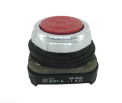 New Allen-Bradley 800T-A6 * 30mm Momentary Push Button, Red, Flush Head