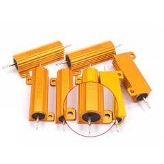 10/25/50/100W Resistor Metal Wirewound Range -Golden Load Aluminium Wirewound 5%