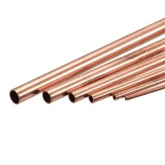 6pcs Copper Tube 8mm-13mm OD x 0.5mm Wall Thickness 200mm Length Metal Tubing
