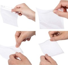 200 3×4 Reclosable Resealable Clear Zipper Plastic Bags 2Mil 3″x4″ inch
