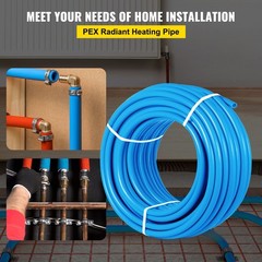 1″ PEX-B Tubing Blue 300ft Non-Oxygen Barrier for Hot/Cold Water & Radiant Heat