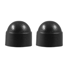 25PCS Hex Head Bolt Covers, Black Dome Bolt Nut Protective Caps, Acorn Hex Cap N