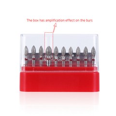 Dental FG Diamond Burs Football #368-023F Fine Red 10pcs/kit AZDENT